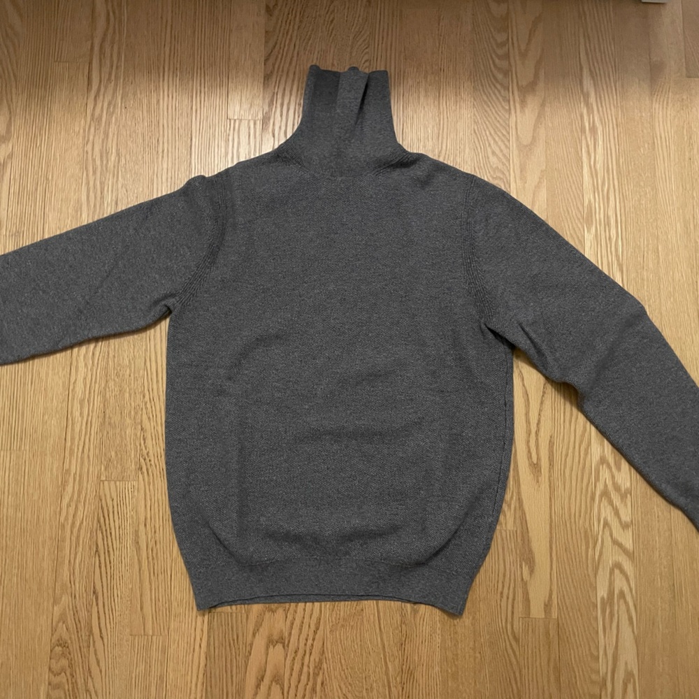 Massimo Dutti Grey Turtleneck